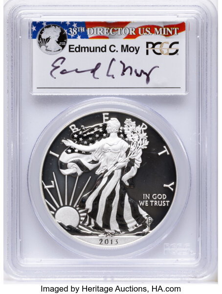 2013-W $1  Silver Eagle, Burnished MS thumbnail 3