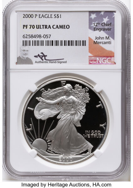 2000-P $1  Silver Eagle PR DCAM thumbnail 4