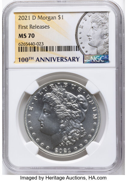 2021-D S$1 Morgan, 100th Anniversary MS thumbnail 8