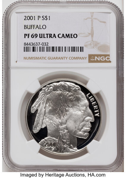 2001-P S$1 American Buffalo PR DCAM thumbnail 5