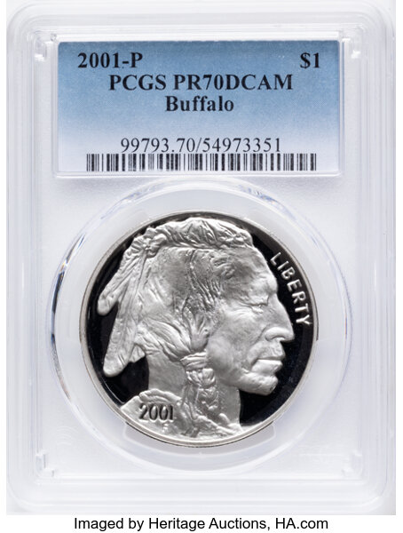 2001-P S$1 American Buffalo PR DCAM thumbnail 7