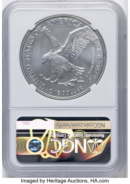 2023-(W) $1  Silver Eagle, Struck at West Point Mint MS thumbnail 13