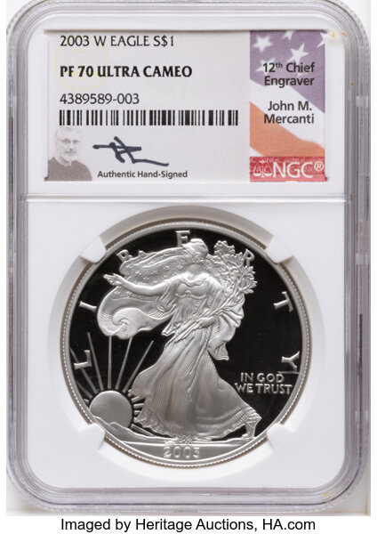 2003-W $1  Silver Eagle PR DCAM thumbnail 5