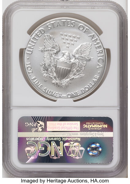 2016-(W) $1  Silver Eagle, Struck at WP Mint, 30th Anniv. MS thumbnail 4