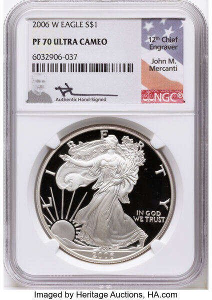 2006-W $1  Silver Eagle PR DCAM thumbnail 3