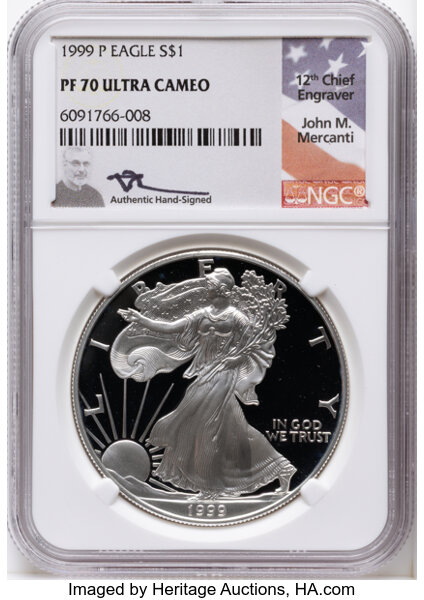 1999-P $1  Silver Eagle PR DCAM thumbnail 4