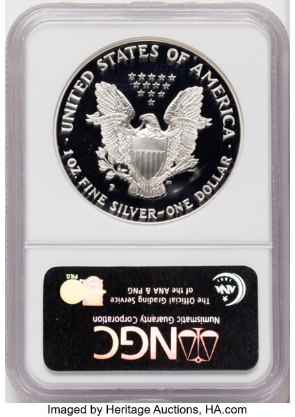 1994-P $1  Silver Eagle PR DCAM OGP thumbnail 2