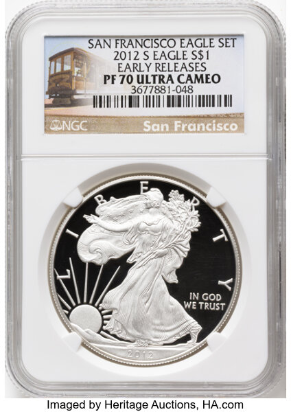 2012-S $1  Silver Eagle PR DCAM thumbnail 5