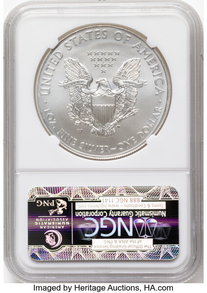 2013-W $1  Silver Eagle, Burnished MS thumbnail 19