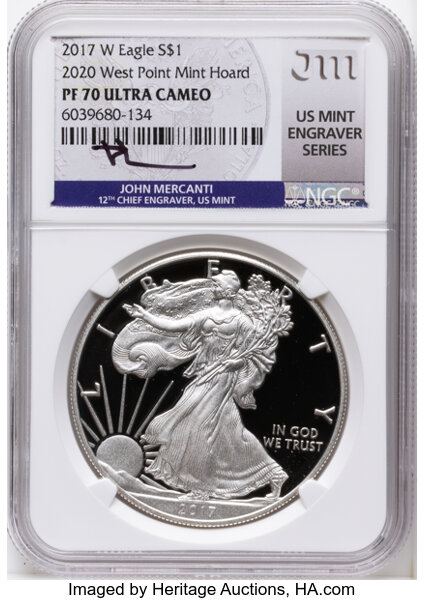 2017-W $1  Silver Eagle PR DCAM thumbnail 16