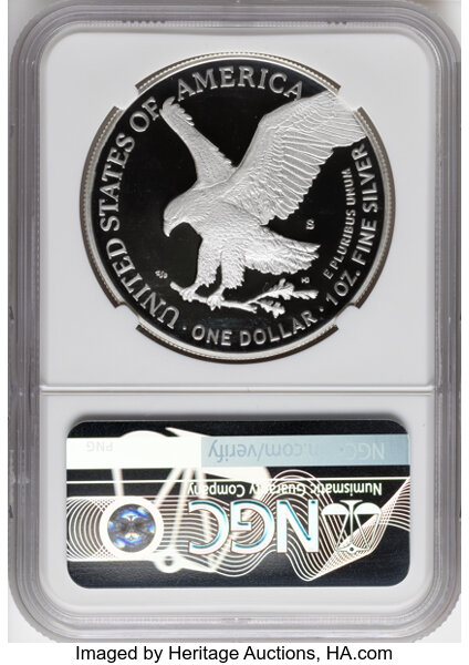 2022-S $1  Silver Eagle PR DCAM PR70 DCAM thumbnail 18