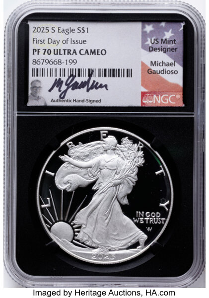 2025-S $1  Silver Eagle PR DCAM thumbnail 6