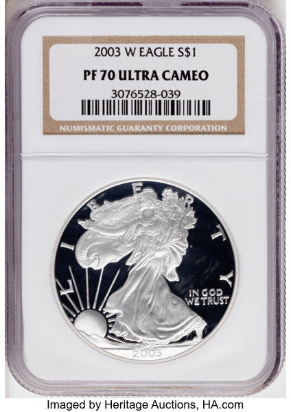 2003-W $1  Silver Eagle PR DCAM thumbnail 4