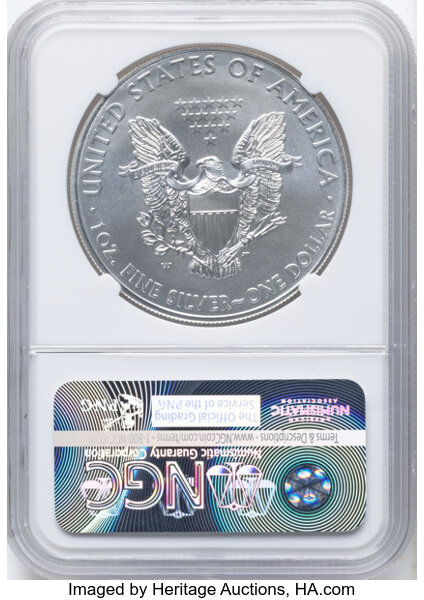2015-W $1  Silver Eagle, Burnished MS thumbnail 13