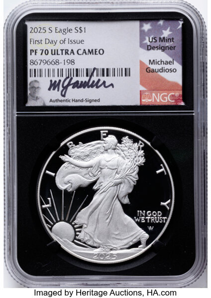 2025-S $1  Silver Eagle PR DCAM thumbnail 7
