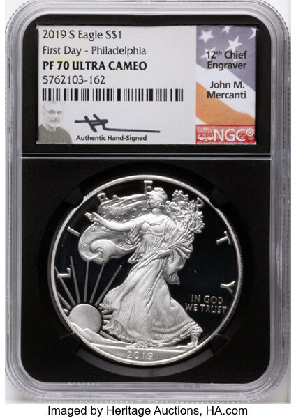 2019-S $1  Silver Eagle PR DCAM thumbnail 9