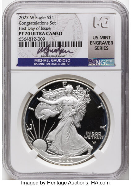 2022-W $1  Silver Eagle PR DCAM thumbnail 10