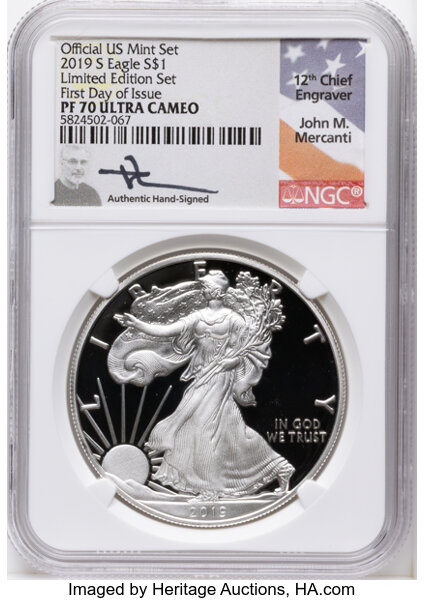 2019-S $1  Silver Eagle PR DCAM thumbnail 10