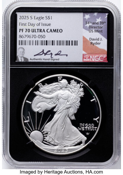 2025-S $1  Silver Eagle PR DCAM thumbnail 9