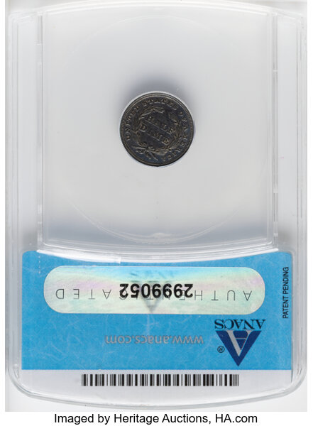 1837 H10c No Stars, Large Date G6 thumbnail 24