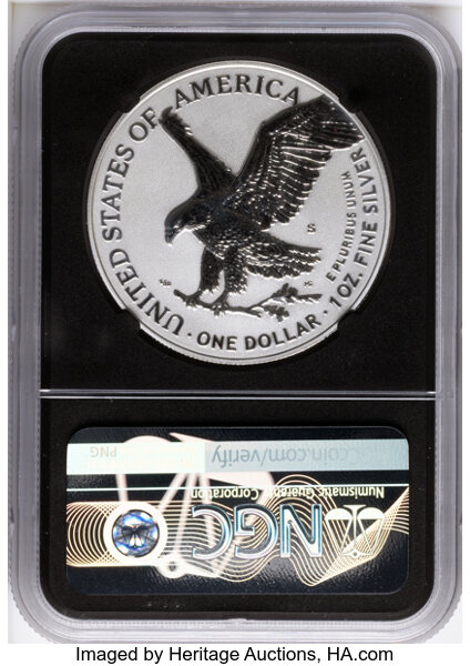 2021-S $1  Silver Eagle, Reverse Proof, Type 2 PR thumbnail 17