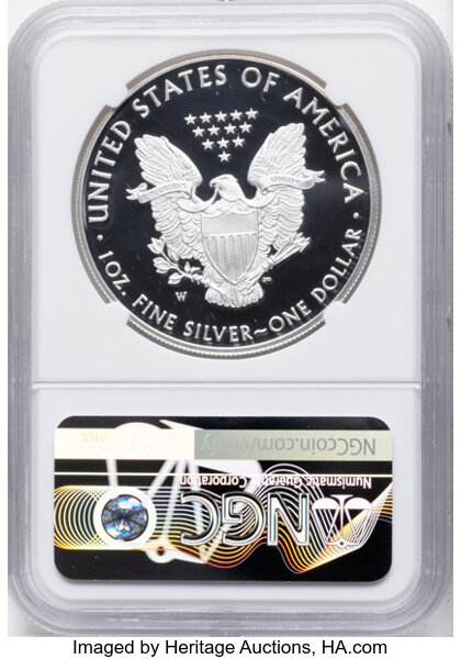 2019-W $1  Silver Eagle PR DCAM thumbnail 19