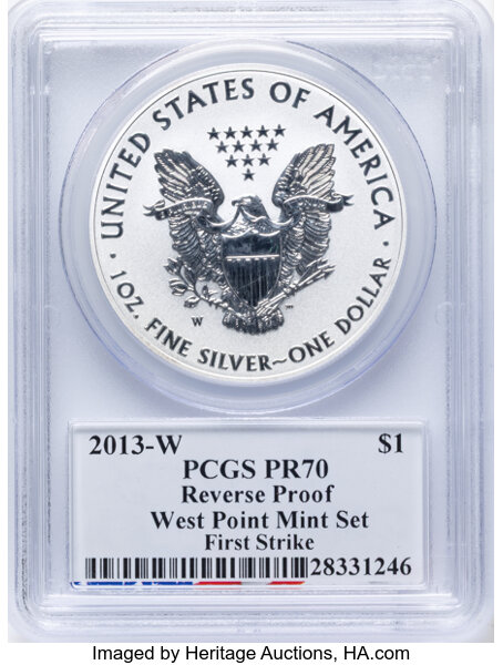 2013-W $1  Silver Eagle, Reverse Proof PR thumbnail 17
