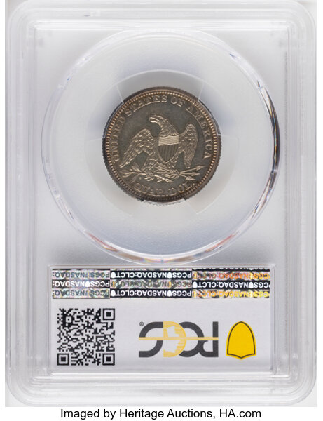 1864 25c PR66 CAC thumbnail 21