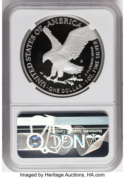 2022-S $1  Silver Eagle PR DCAM PR70 DCAM thumbnail 2