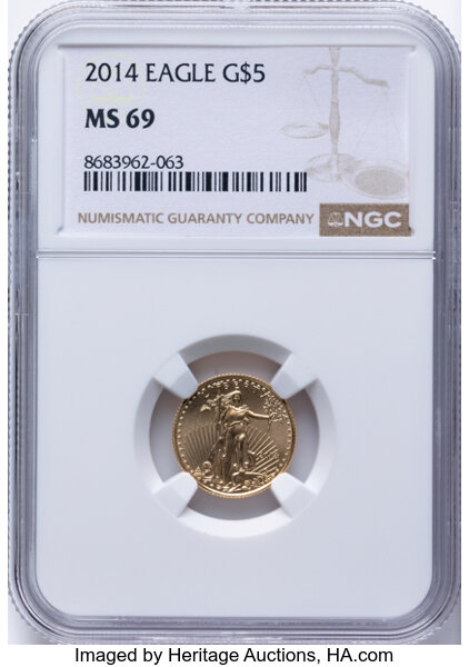2014 $5  Gold Eagle MS thumbnail 8