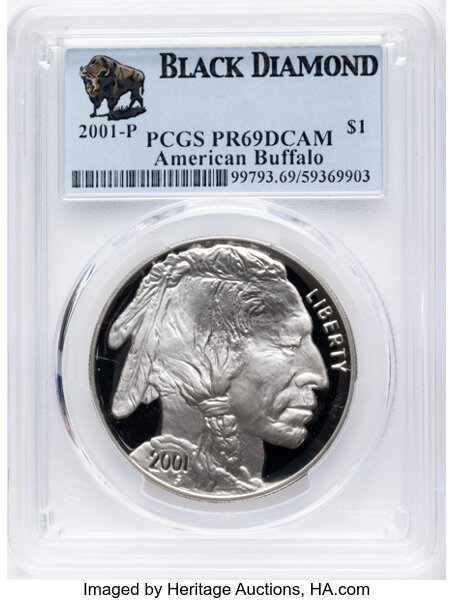 2001-P S$1 American Buffalo PR DCAM thumbnail 8