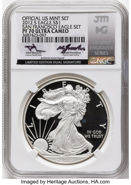 2012-S $1  Silver Eagle PR DCAM thumbnail 6