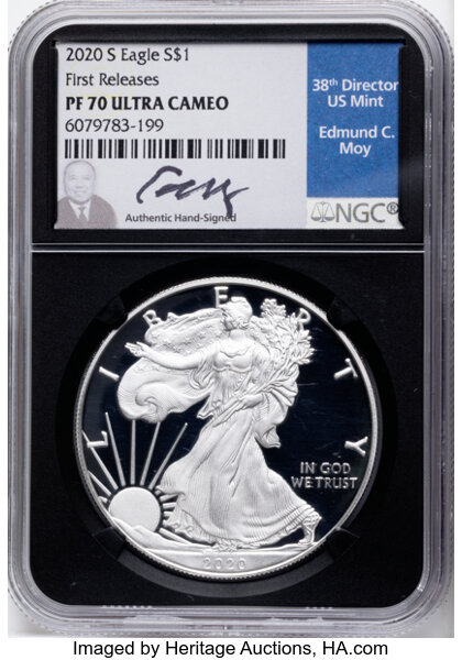 2020-S $1  Silver Eagle PR DCAM thumbnail 4