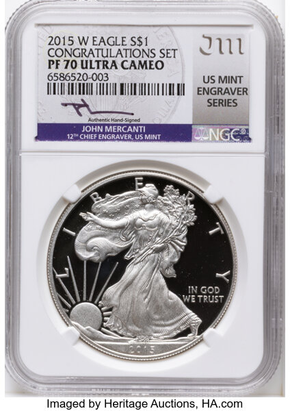 2015-W $1  Silver Eagle PR DCAM thumbnail 5