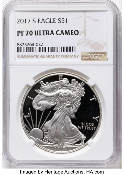 2017-S $1  Silver Eagle PR DCAM thumbnail 4