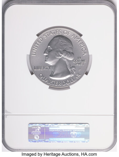 2011-P  S25c 5oz Silver, Glacier, Satin Finish SP thumbnail 3