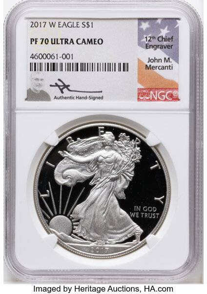 2017-W $1  Silver Eagle PR DCAM thumbnail 14