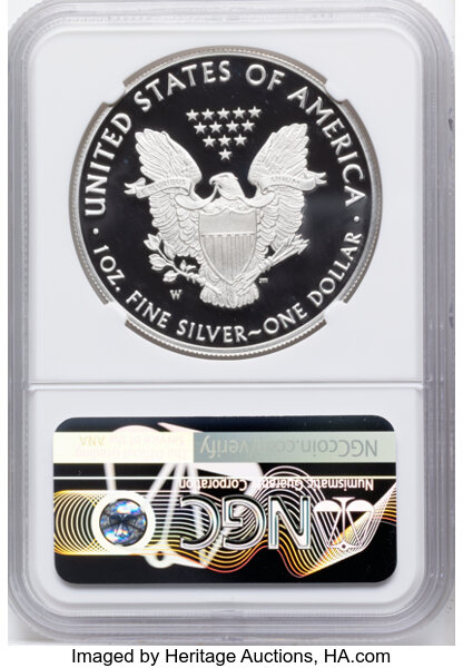 2018-W $1  Silver Eagle PR DCAM PR66 DCAM thumbnail 18