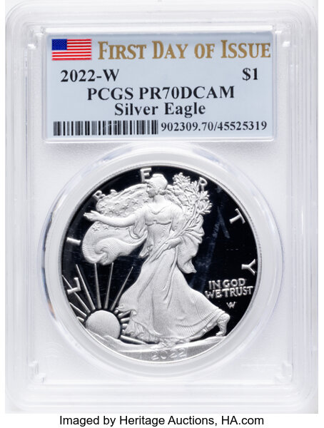 2022-W $1  Silver Eagle PR DCAM thumbnail 12