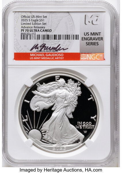2025-S $1  Silver Eagle PR DCAM thumbnail 5
