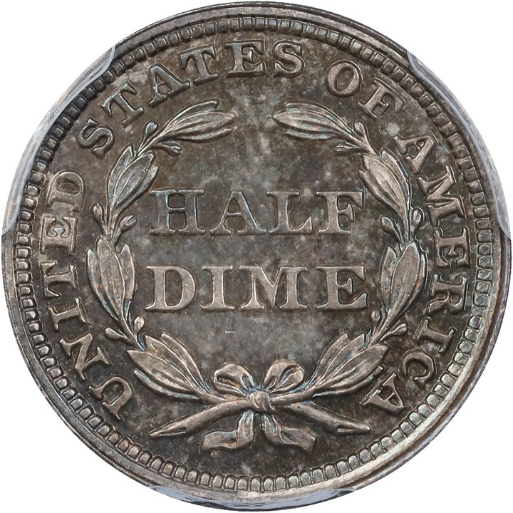1858 H10c PR64 CAC thumbnail 6