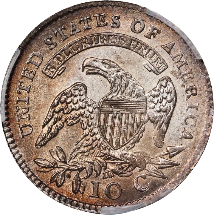 1814 10c Large Date AU50 thumbnail 22