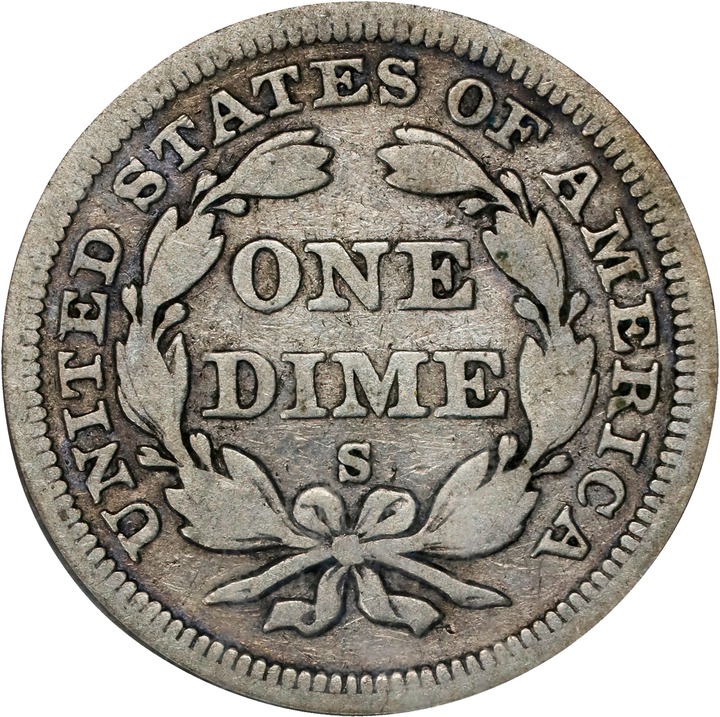 1858-S 10c MS thumbnail 20