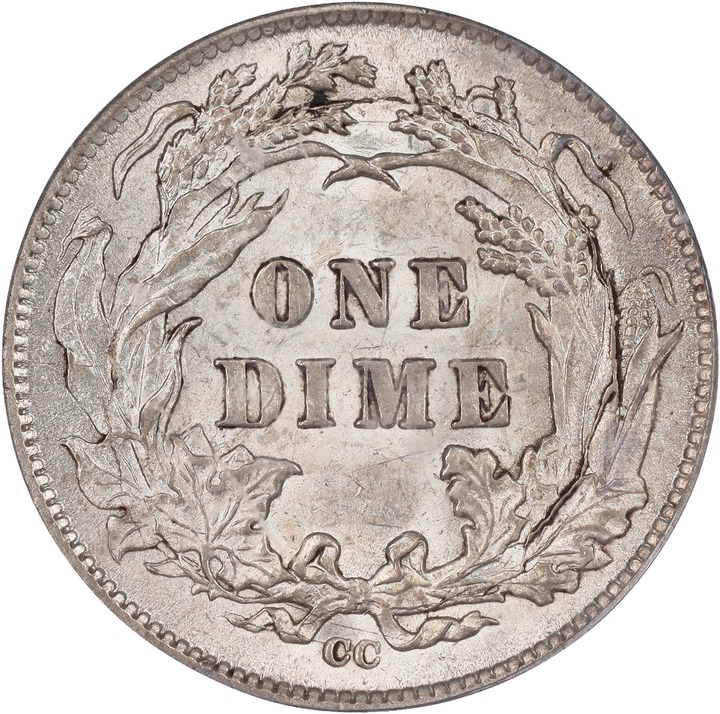 1877-CC 10c AU55 thumbnail 2