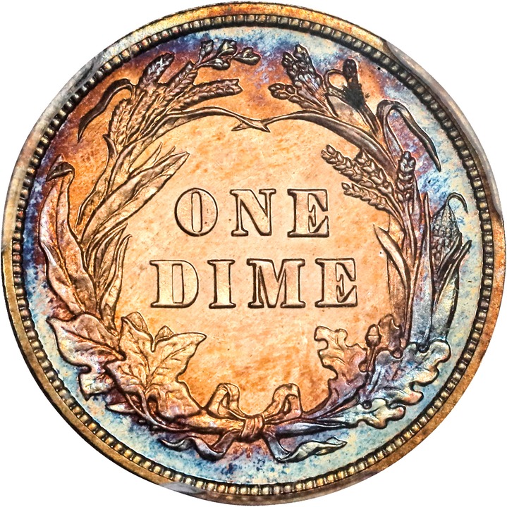 Barber Dime 10c 1892-1916 [Type] PR67 thumbnail 4