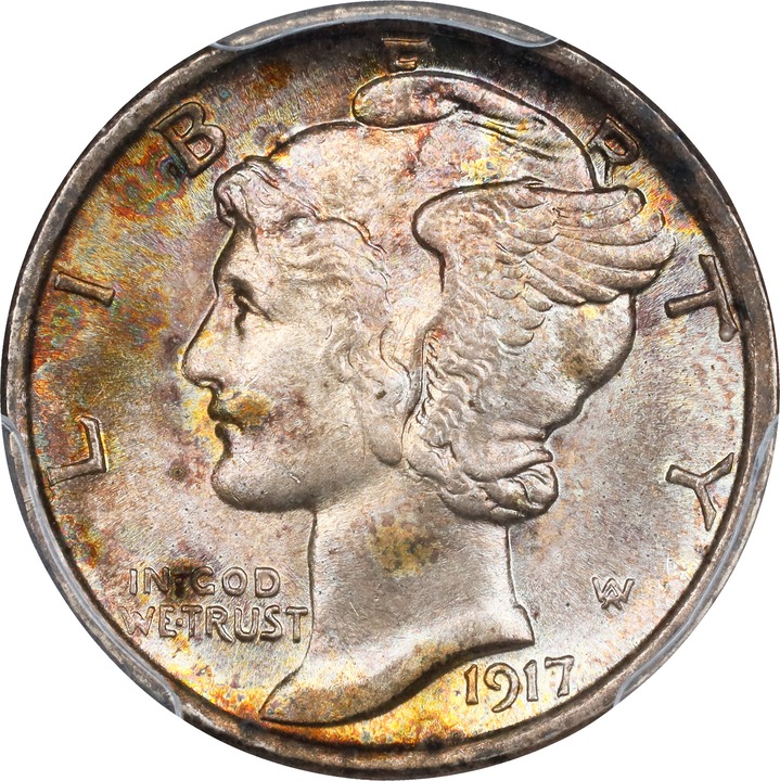 1917-D 10c MS thumbnail 4