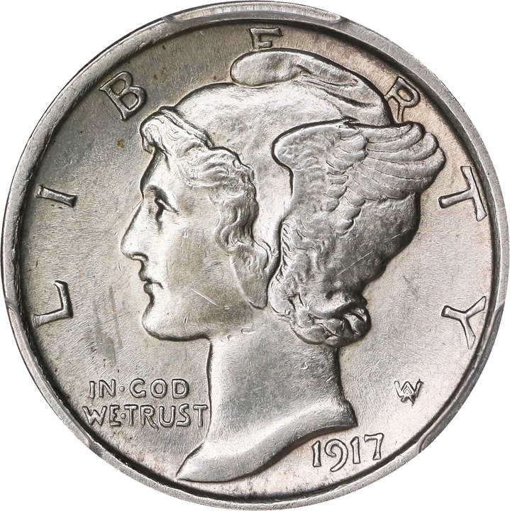 1917-D 10c MS thumbnail 5