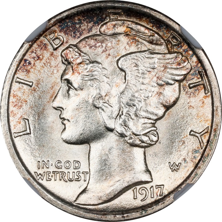 1917-D 10c MS FB thumbnail 6