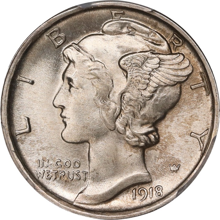 1918-D 10c MS thumbnail 4