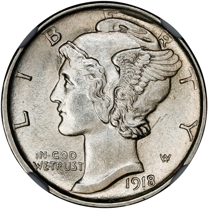 1918-S 10c MS FB thumbnail 2